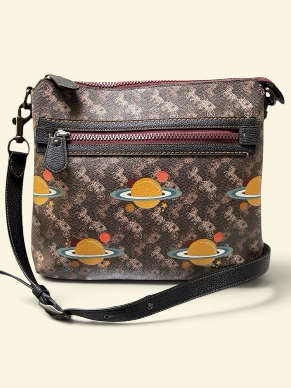 COACH Saturn Space Print Crossbody Bag 78026 Limited Edition NWOT